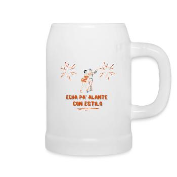 Throw Away in Style - Urban Design - Beer Mug - white - Right