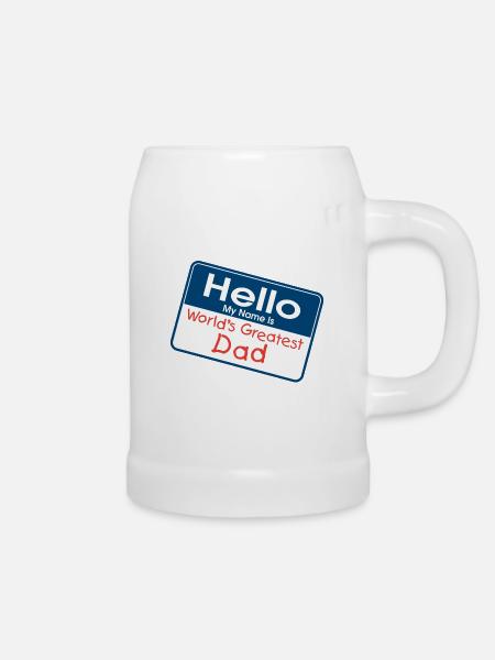 Weltbester Vater - Bierkrug - Weiß