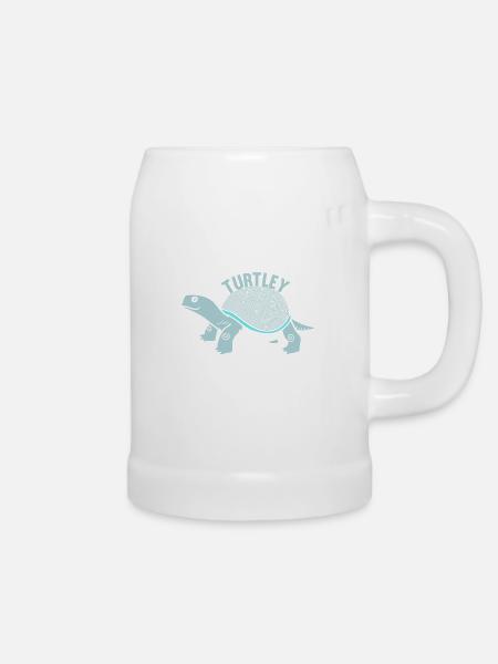 Turtley Awesome - Bierkrug - Weiß