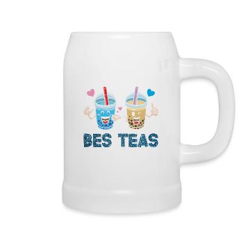 Bes Teas Blasentee Boba Tea - Bierkrug - Weiß - Rechts
