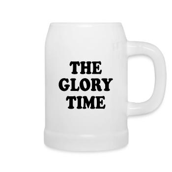 The glory time - Bierkrug - Weiß - Rechts