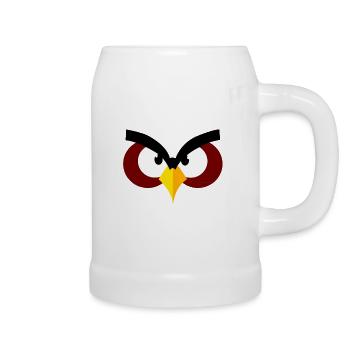 This bird is Angry ! - Chope en céramique - blanc - Droite