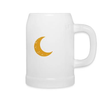 moon - Beer Mug - white - Right