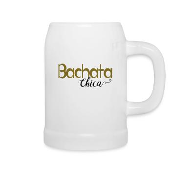 Bachata Chica - Dance Shirt - Beer Mug - white - Right