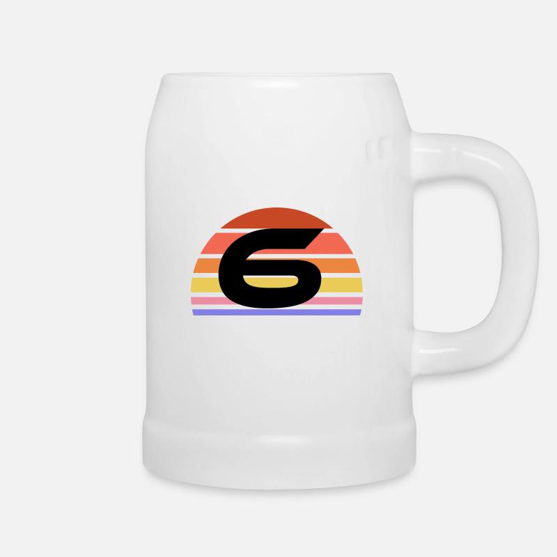 6 - Beer Mug - white