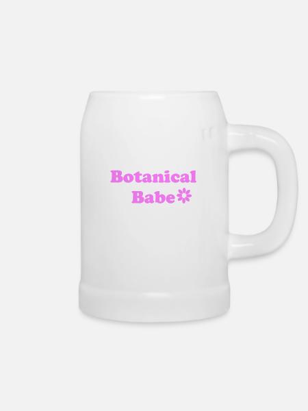 Botanisches Baby - Bierkrug - Weiß