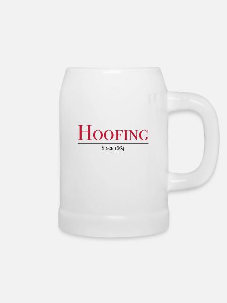 Hufung seit 1664 - Bierkrug - Weiß