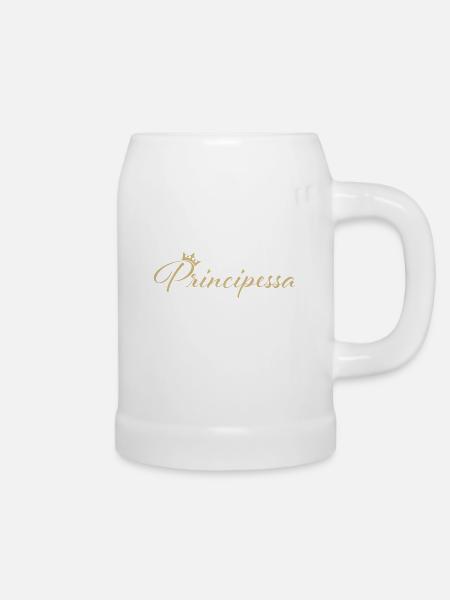 Principessa - Bierkrug - Weiß