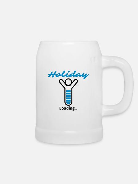 Holiday Loading... - Bierkrug - Weiß