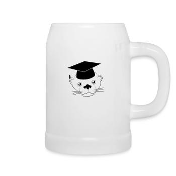 Just anotter Master funny word game - Beer Mug - white - Right