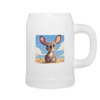 Wallabies Wallaby - Beer Mug - white - Right