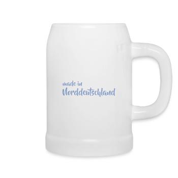Made in Norddeutschland Möwe Boot Origami - Bierkrug - Weiß - Rechts