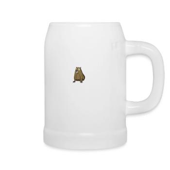 Be Capy Capybara Saying - Beer Mug - white - Right