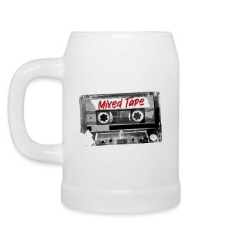Gemischtes Band - Bierkrug - Weiß - Links