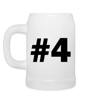 #4 - Chope en céramique - blanc - Gauche