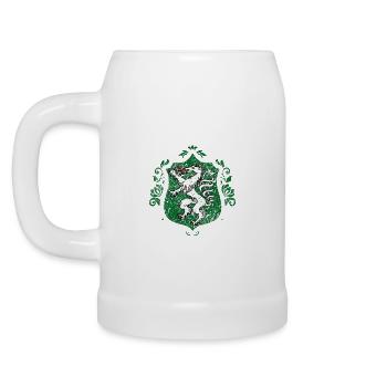 STEIERMARK - WAPPEN - T-SHIRT - POLOSHIRT - Bierkrug - Weiß - Links