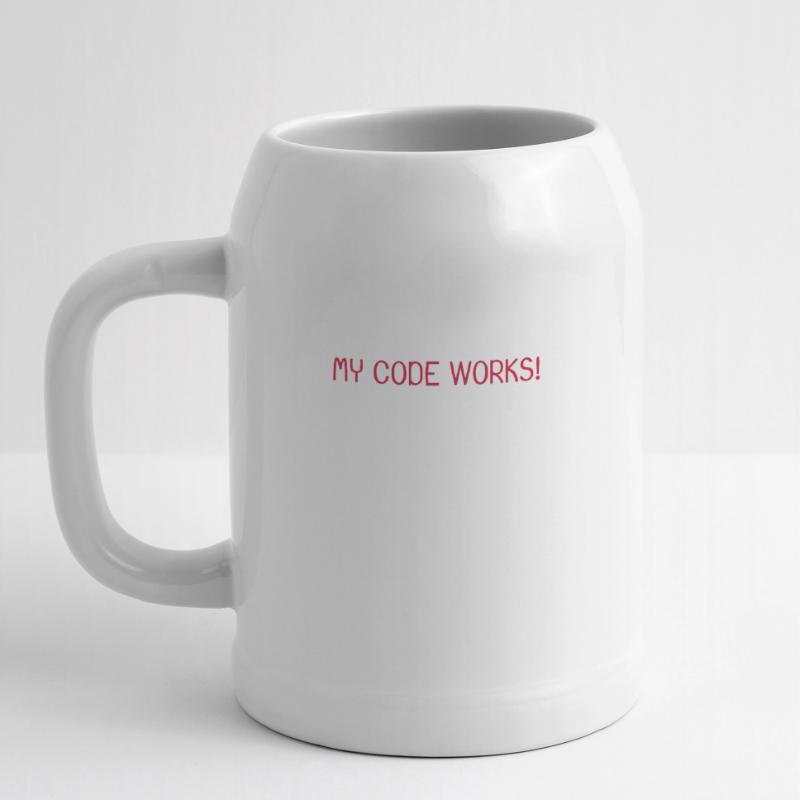 My code works programmer computer scientist Beer Mug
