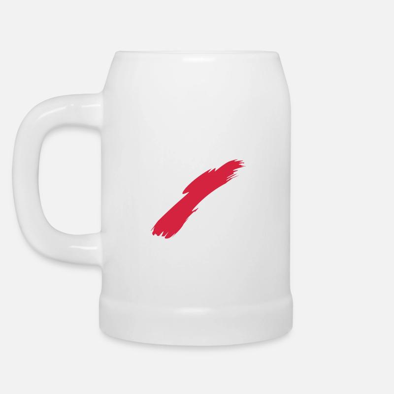 Pologne - Chope en céramique - blanc