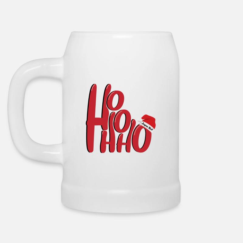 HOHOHO - Bierkrug - Weiß