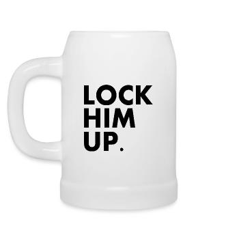 Lock him up - Chope en céramique - blanc - Gauche