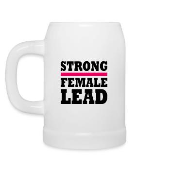 Strong female lead - Chope en céramique - blanc - Gauche