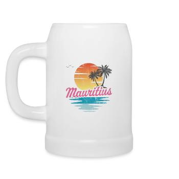 Mauritius - Bierkrug - Weiß - Links
