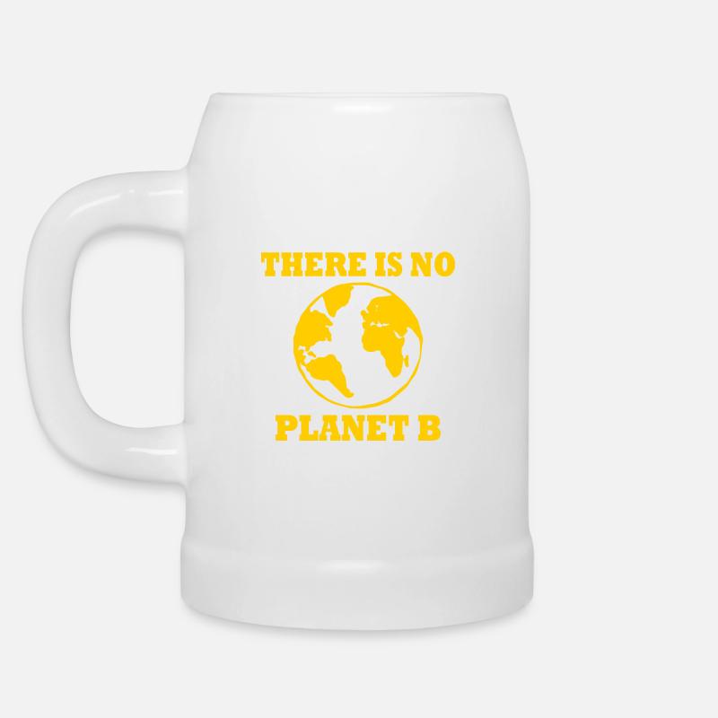 There is no planet B - Chope en céramique - blanc