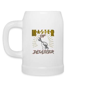 Master of Disaster Craftsman - Beer Mug - white - Left