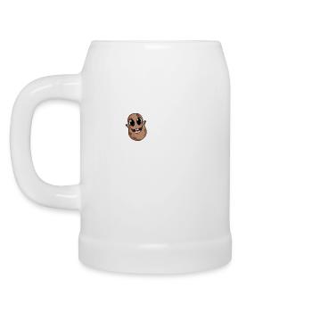 Kartoffel lustiger Spruch - Bierkrug - Weiß - Links