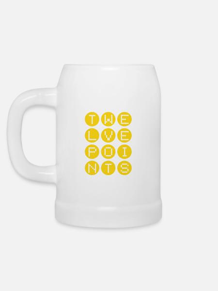Twelve Points #3 - Bierkrug - Weiß