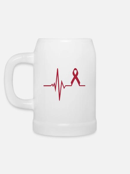 puls - schleife - Bierkrug - Weiß