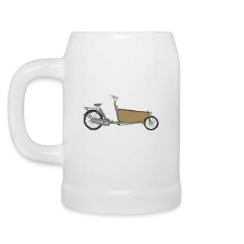 Le Bakfiets (pas de texte) - Chope en céramique - blanc - Gauche