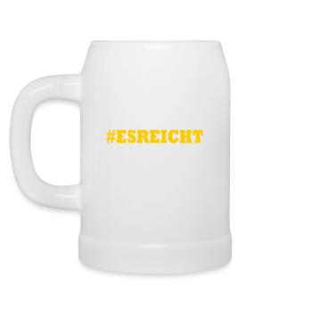 ES REICHT - Bierkrug - Weiß - Links
