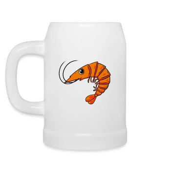 Shrimp Shrimp - Beer Mug - white - Left