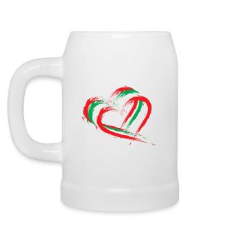 Libanon - Bierkrug - Weiß - Links