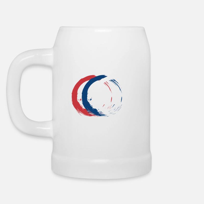 Serbie - Chope en céramique - blanc