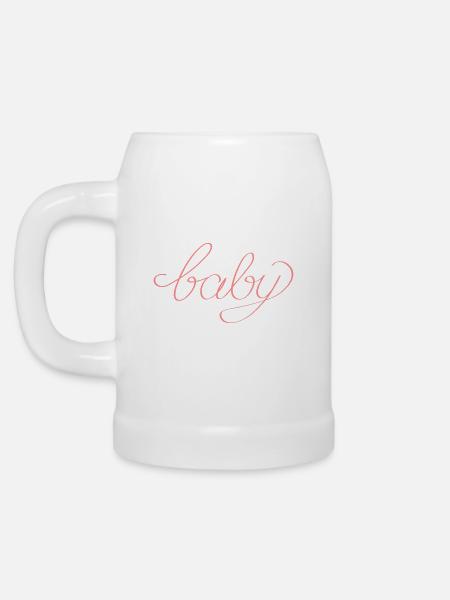 Baby - Bierkrug - Weiß