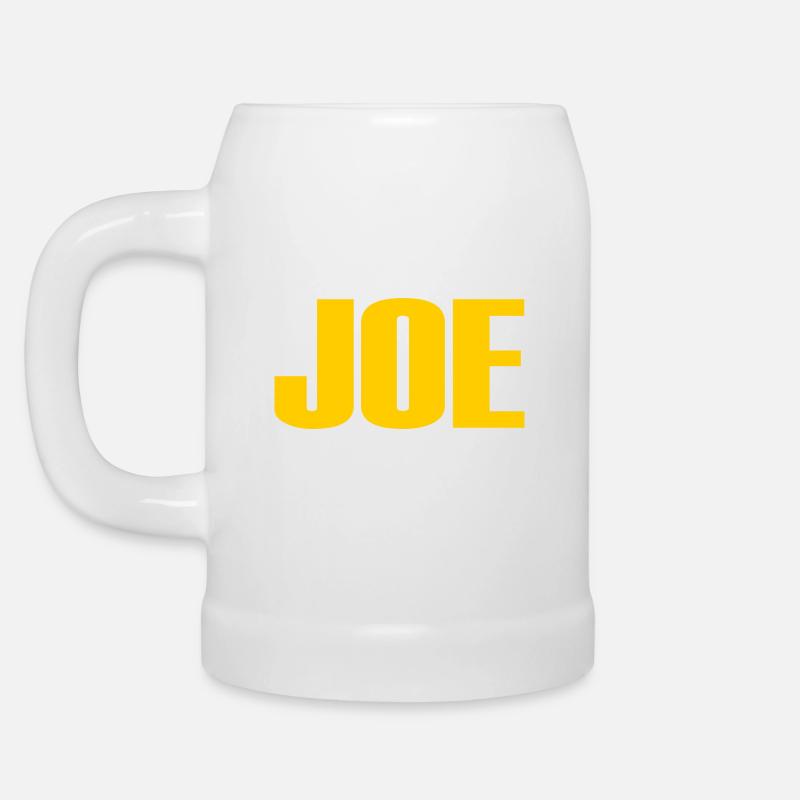 Joe - Bierkrug - Weiß