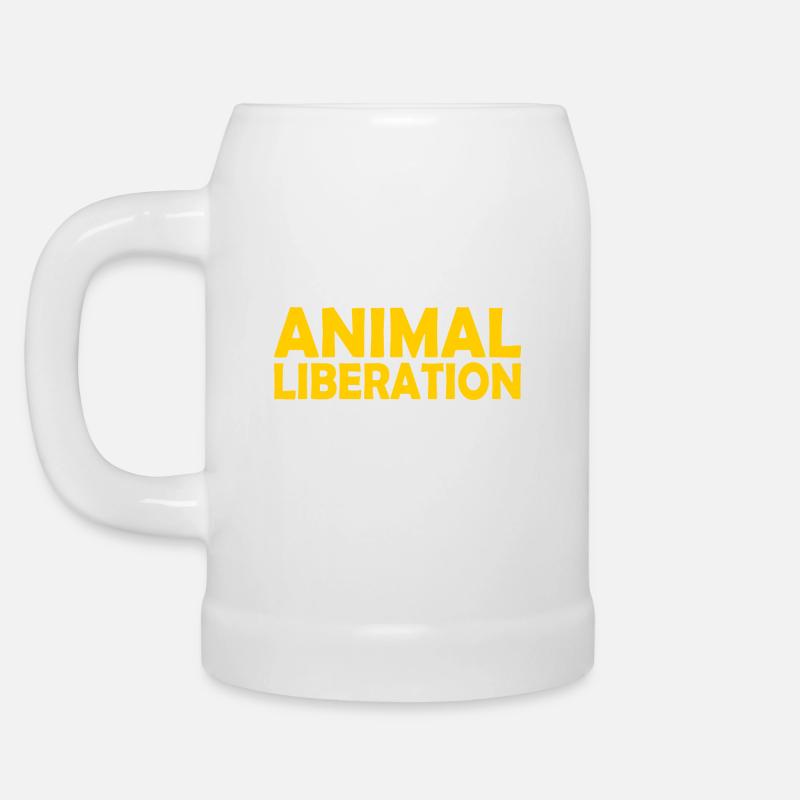 Animal liberation - Bierkrug - Weiß