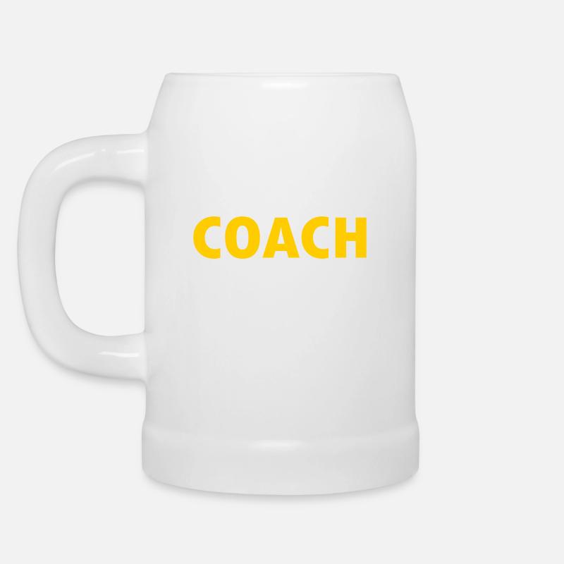 Coach - Bierkrug - Weiß