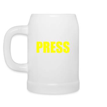 Press - Bierkrug - Weiß - Links