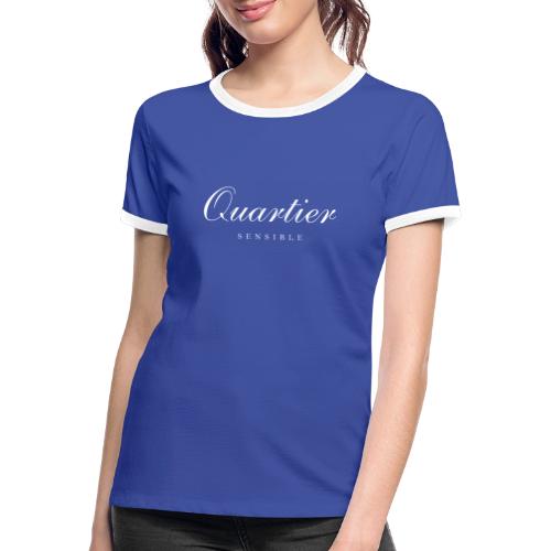 Quartier Sensible - T-shirt contrasté Femme