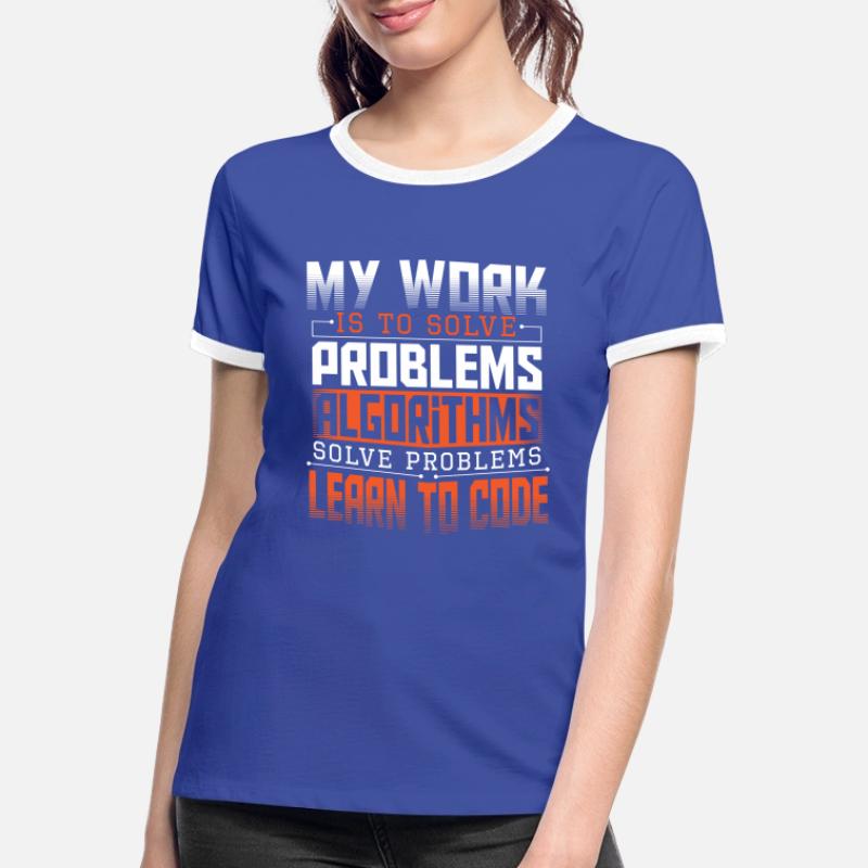 HTML Computer Engineer Hacker Women's Ringer T-Shirt