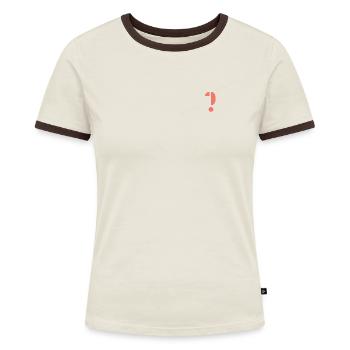 Enigma_ magenta mango - Women's Ringer T-Shirt - blue/white - Front