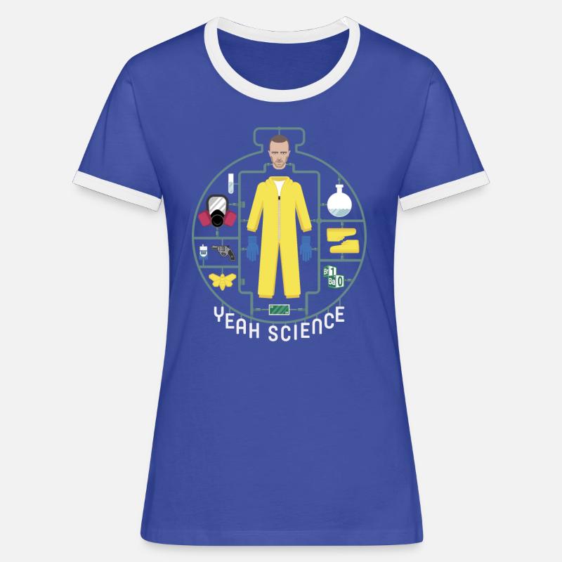 Breaking Bad Yeah Science - Women's Ringer T-Shirt - blue/white
