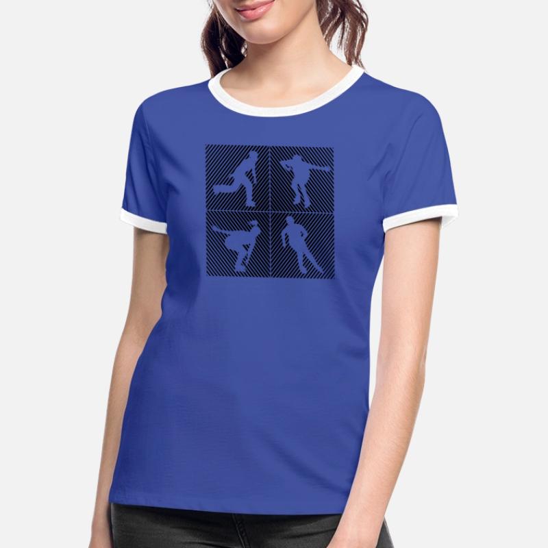 Inline-Skating Rollerskates Inline-Skater Women's Ringer T-Shirt