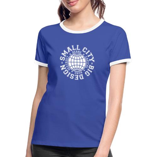 BD Kleine Stadt großes Design - Frauen Kontrast-T-Shirt