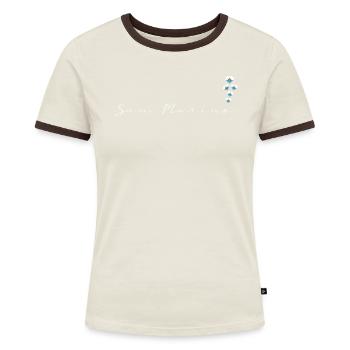 San Marino - Women's Ringer T-Shirt - blue/white - Front