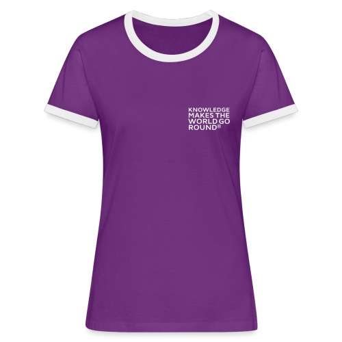 Knowledge - Frauen Kontrast-T-Shirt
