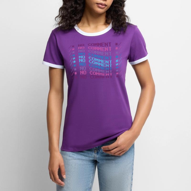 Java Developer T-shirt contrasté Femme